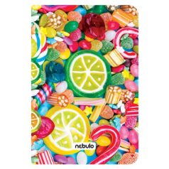 Gumis mappa, NEBULÓ, mintás, A/4, 13 mintában