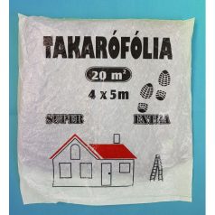 Takarófólia, létrázható, 4×5 méter