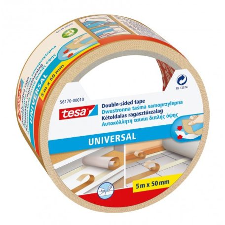 Ragasztószalag, TESA, 56170, kétoldali, 50 mm × 5 m