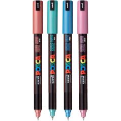 Dekorfilc, UNI, Posca, PC-1MR, Metál, 4 színben