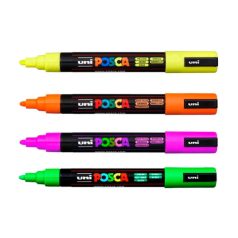 Dekorfilc, UNI BALL, Posca, PC-5M, NEON, 4 színben