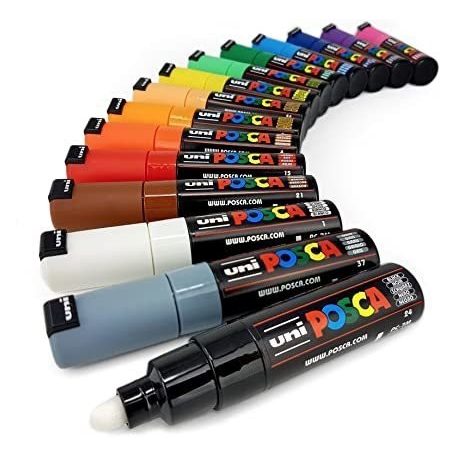 Dekorfilc, UNI, Posca, PC-7M, 15 színben