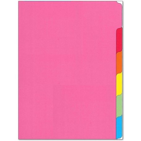 Elválasztó lap, OFFICIAL, A/4, PP, 6 színregiszter
