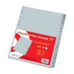 Elválasztó lap, OFFICIAL, A4, PP, A-Z regiszterrel
