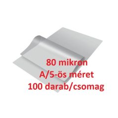   Lamináló fólia, TREND, A/5, 80 mic., 210×148,5 mm, (213×151,5 mm), 100 db/dob