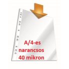 Lefűzhető genotherm, BLURING, narancsos, A/4, 40 mikron