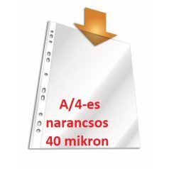 Lefűzhető genotherm, BLURING, narancsos, A/4, 40 mikron