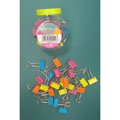 Binder csipesz, DELI, 8558, színes, 19 mm, 25 db-os