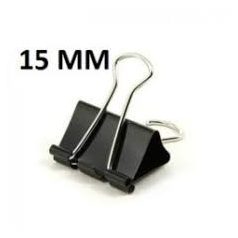 Binder iratcsipesz, OFFICIAL, 15 mm, fekete