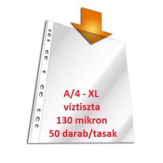   Lefűzhető genotherm, OFFICIAL, víztiszta, A/4 XL, 130 mikron, 50 db/csg