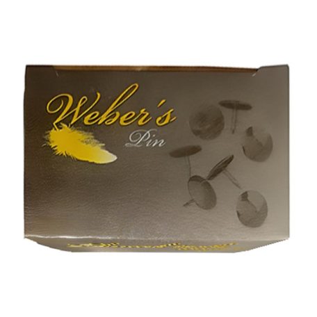 Rajzszeg, WEBER'S, nikkel, 100 darabos
