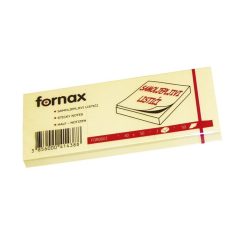 Öntapadó jegyzettömb, FORNAX, 40x50 mm, 100 lapos