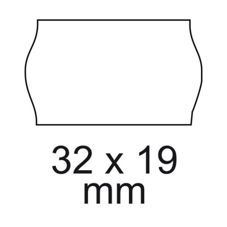 Árazószalag, JET, osztott, 32×19 mm