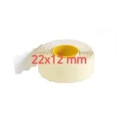 Árazószalag, JET, osztott, perforált, 22×12 mm