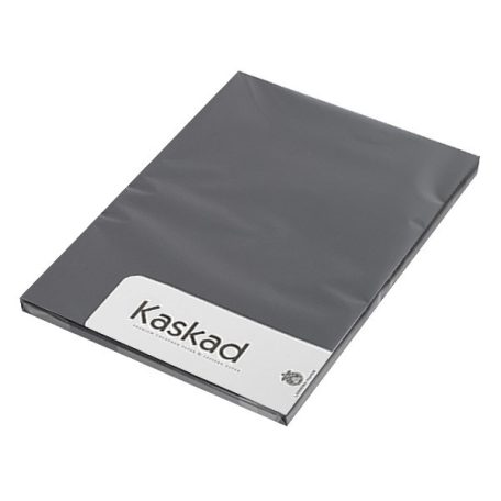 Fekete színű karton, KASKAD, A/4, 160 g., 5 lap/csomag, színes karton