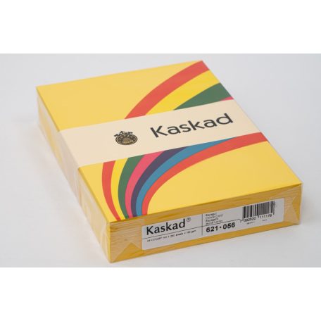 Színes karton, KASKAD, A/4, 160 g., 250 lap/csomag, intenzív színek