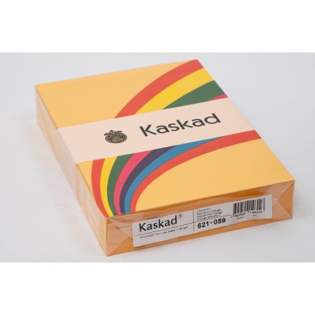 Színes karton, KASKAD, A/4, 160 g., 250 lap/csomag, intenzív színek
