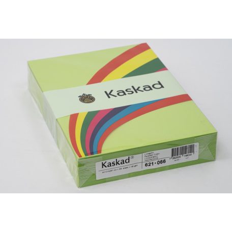 Színes karton, KASKAD, A/4, 160 g., 250 lap/csomag, intenzív színek