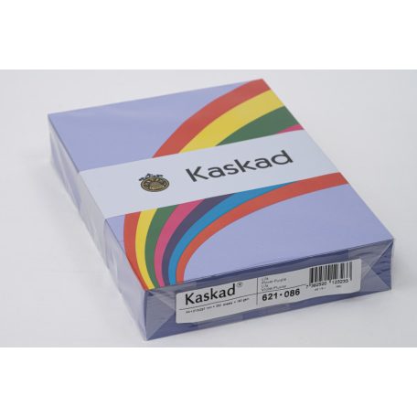 Színes karton, KASKAD, A/4, 160 g., 250 lap/csomag, intenzív színek