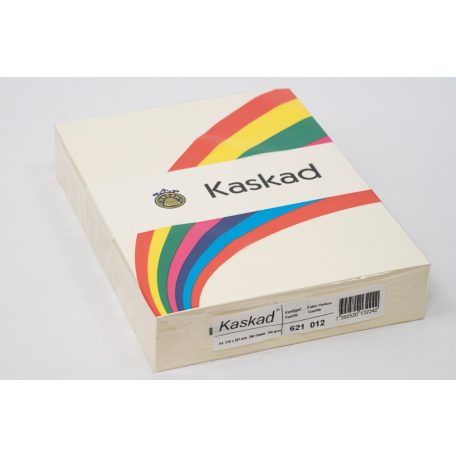 Pasztell színű karton, KASKAD, A/4, 160 g., 250 lap/csomag, színes karton