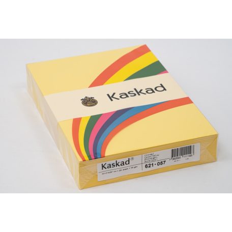 Színes karton, KASKAD, A/4, 160 g., 250 lap/csomag, pasztell színek
