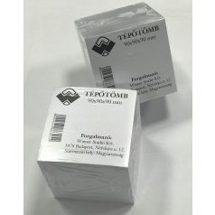   Tépőtömb, WS, fehér, 90×90×90 mm, kockablokk, kockatömb