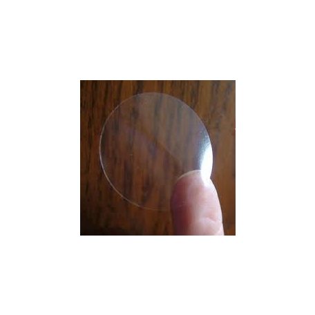 Etikett címke, JET, öntapadós körcímke, PP Clear, átlátszó, 20 mm átmérő