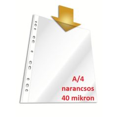 Lefűzhető genotherm, PPB, narancsos, A/4, 40 mikron