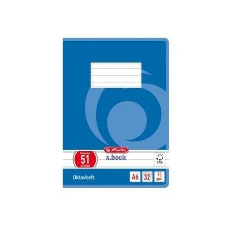 Iskolai füzet, HERLITZ, A/6, 32 lapos