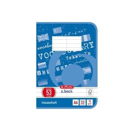 Iskolai füzet, HERLITZ, A/6, 32 lapos