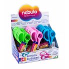 Olló, NEBULÓ, iskolai, ergonómikus, kerekített