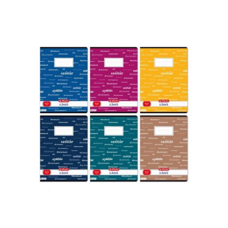 Iskolai füzet, HERLITZ, A/4, 32 lapos, szótár