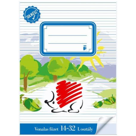 Iskolai füzet, ICO, Sünis, A/5, 32 lapos