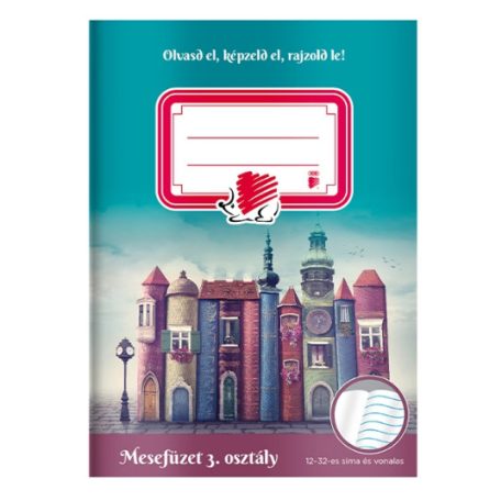 Mesefüzet/Olvasónapló, ICO, Sünis, A/5, különböző osztályoknak - Új