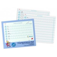   Iskolai füzet, ICO, Sünis, Meixner, 1. osztályos, előreírt betűelemekkel