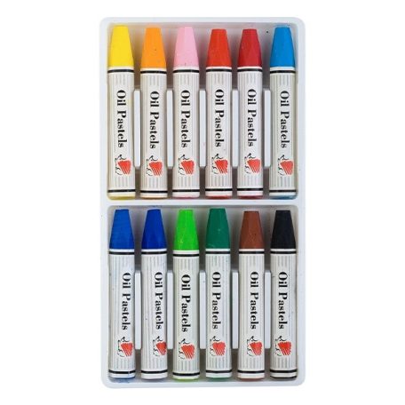 Olajpasztell krétakészlet, ICO, Sünis, 12 színű