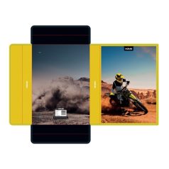   Füzetbox, NEBULÓ, hullámkarton, A/4, 4 cm gerinccel, 6 mintában