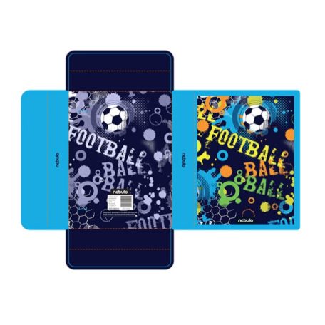 Füzetbox, NEBULÓ, hullámkarton, A/5, 4 cm gerinccel, 6 mintában