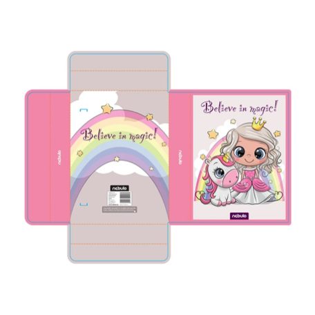 Füzetbox, NEBULÓ, hullámkarton, A/5, 4 cm gerinccel, 6 mintában