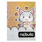 Karton írószertartó, NEBULÓ, négyszögletes, mintás, 6 mintában