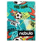 Karton írószertartó, NEBULÓ, négyszögletes, mintás, 6 mintában