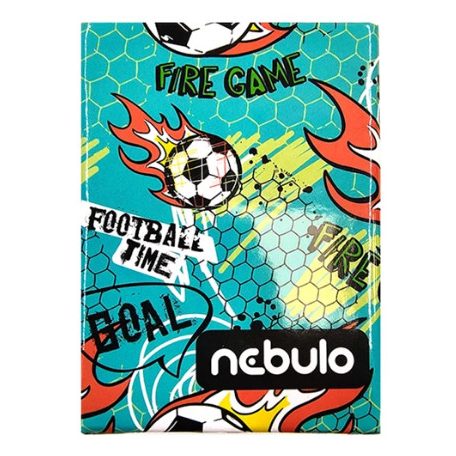 Karton írószertartó, NEBULÓ, négyszögletes, mintás, 6 mintában