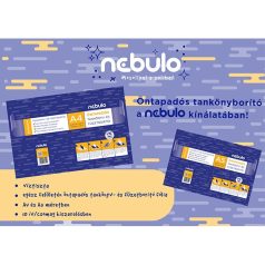   Tankönyvborító, NEBULÓ, öntapadós, A/4, 10 db/csg - könyvborító, füzetborító