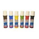 Temperafesték készlet, NEBULÓ, kenőfjes, 45 ml., 6 színű