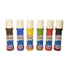   Temperafesték készlet, NEBULÓ, kenőfjes, 45 ml., 6 színű