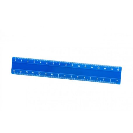 Vonalzó, NEBULÓ, műanyag, színes, 16 cm