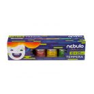 Temperafesték készlet, NEBULÓ, tégelyes, 6 színű