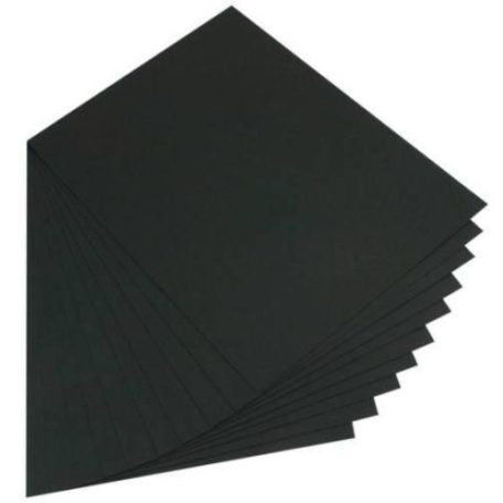 Színes karton, KASKAD, 45×64 cm, 225 g., két oldalán színes fotókarton, fekete
