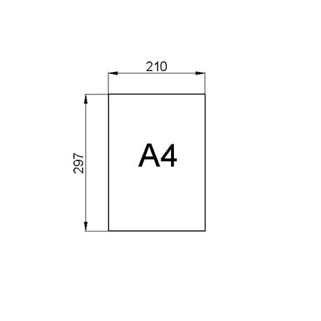 Rajzlap, famentes, NON, A/4, 10 ív (műszaki rajzlap vagy dipa)