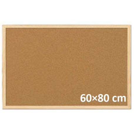 Parafatábla, OFFICIAL, fakeretes, egyoldalas, 60×80 cm